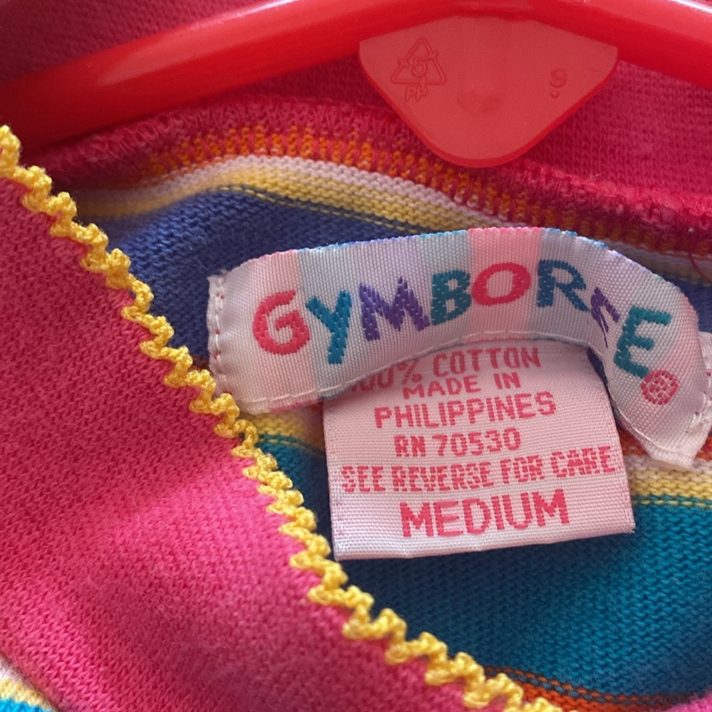 GYMBOREE TODDLER DRESS PRETTY STRIPED LONG SLEEVE SIZE M EUC - Picture 5 of 7